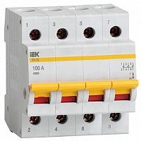 Выключатель нагрузки (мини-рубильник) ВН-32 4Р 40А | код. MNV10-4-040 |  IEK